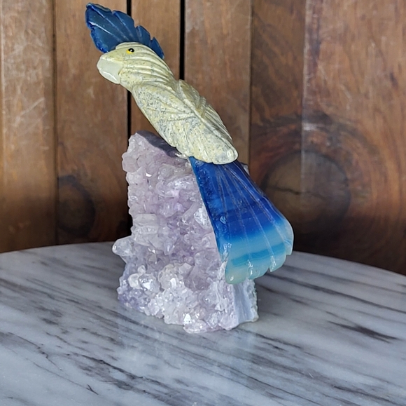 Amethyst Stone Parrot - Picture 15 of 17
